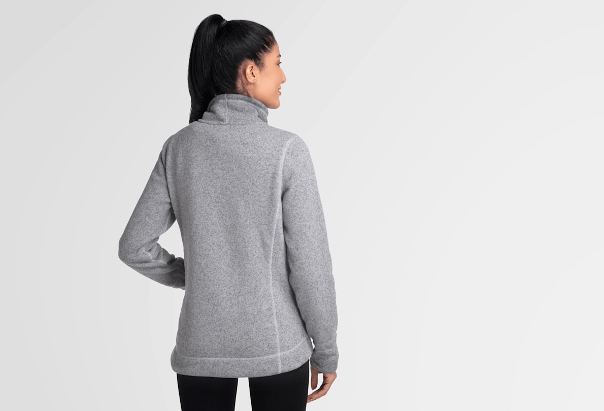 Womens pink north face fleece clearance