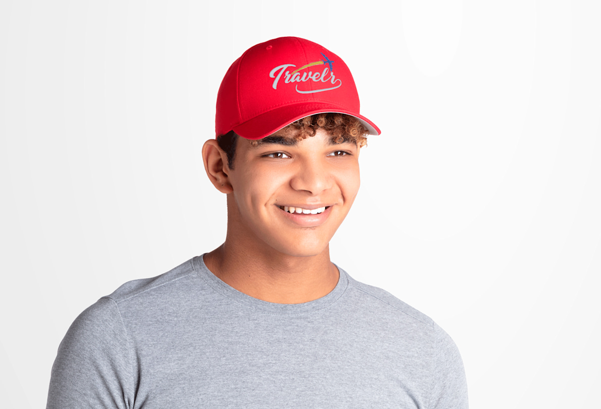 Flexfit® Structured Cap, Embroidered Cap | VistaPrint US