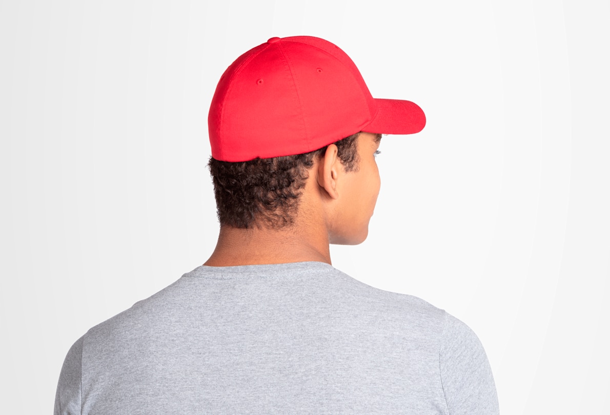 Plain Cotton 6 Panel Printed Baseball Cap, 57 Cm