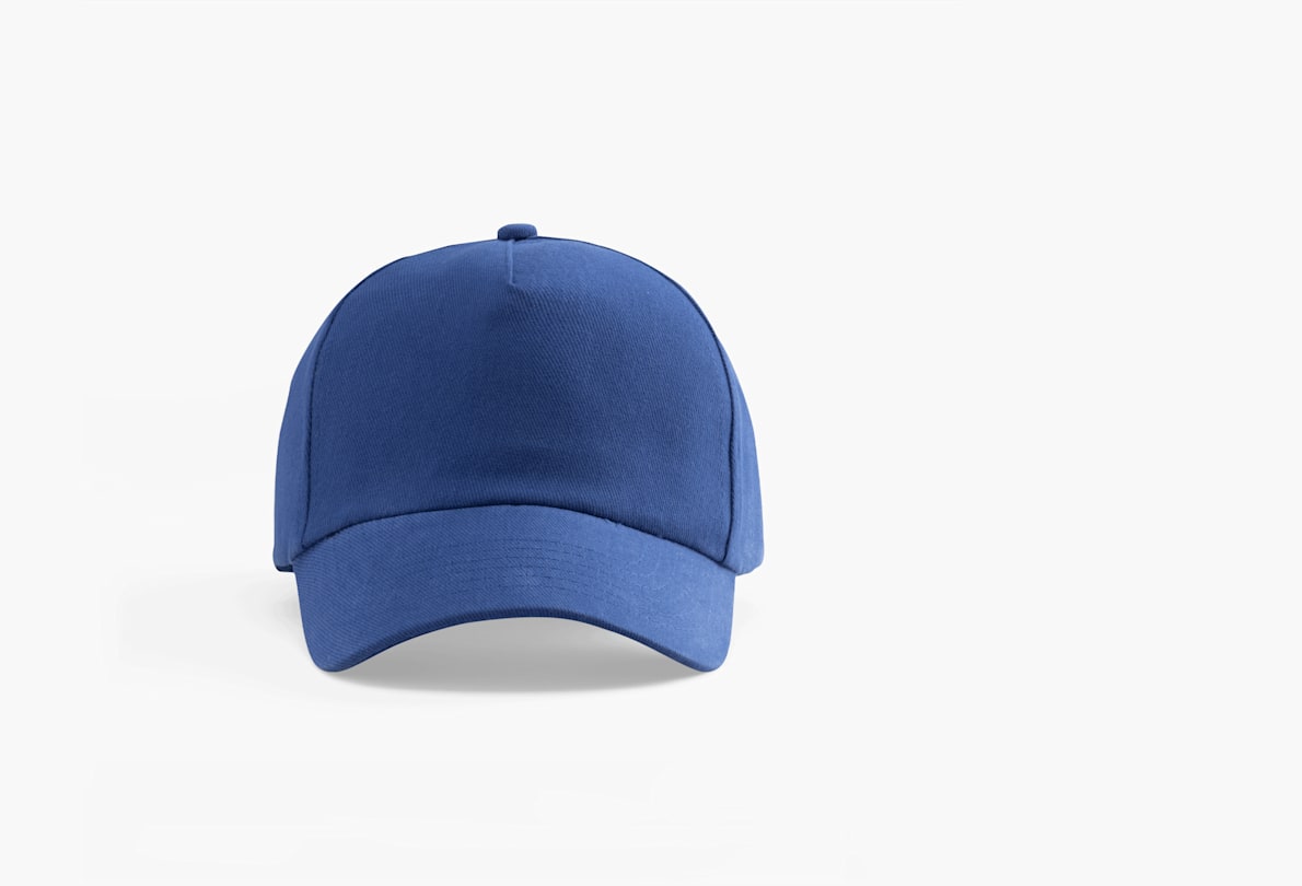 Plain blue baseball hat hotsell