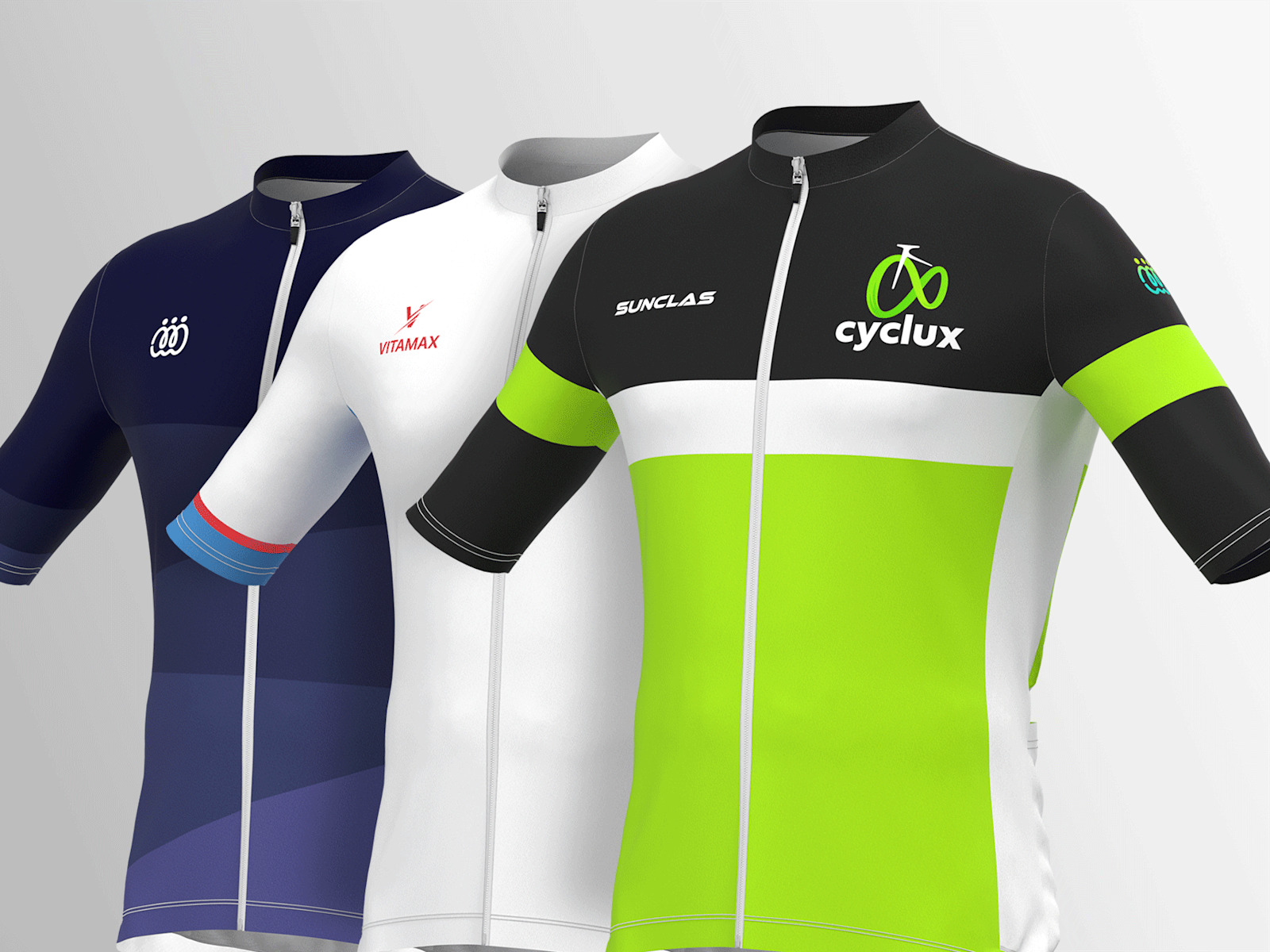 Full Sublimation Customized Cycling Jersey for Men - Customized