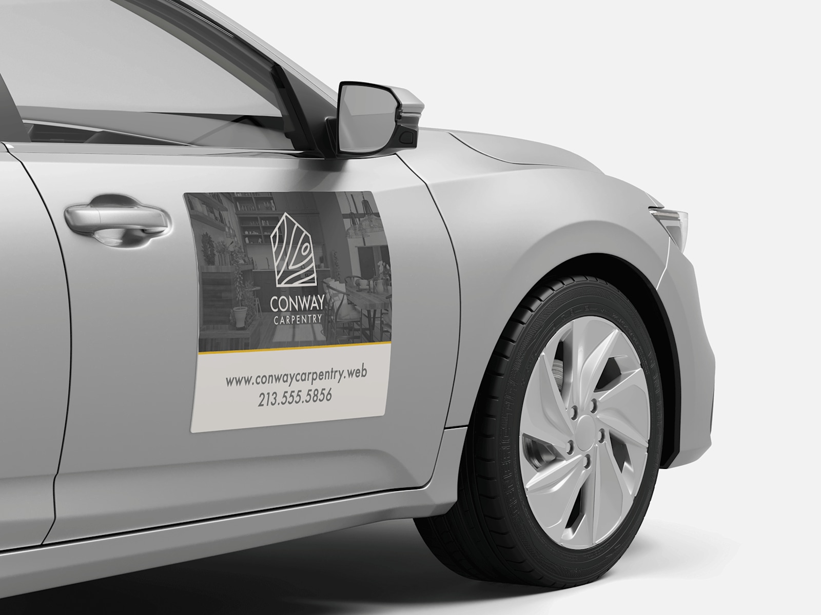 Custom Decals Custom Die Cut Car Magnet Signs - Full Color Business ...