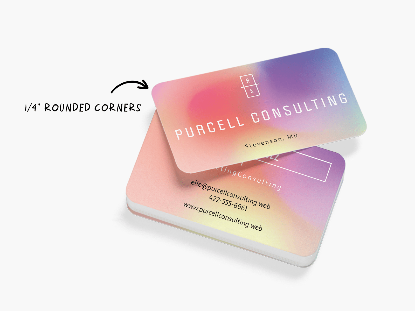 Rounded Corner Business Cards 2