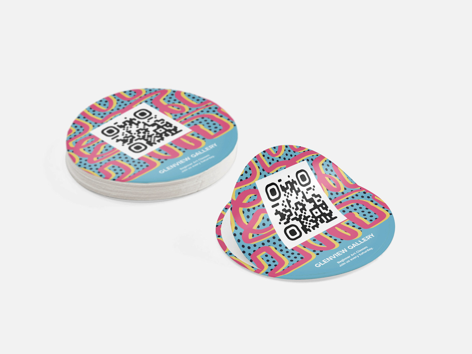 Personalized QR Code Sticker