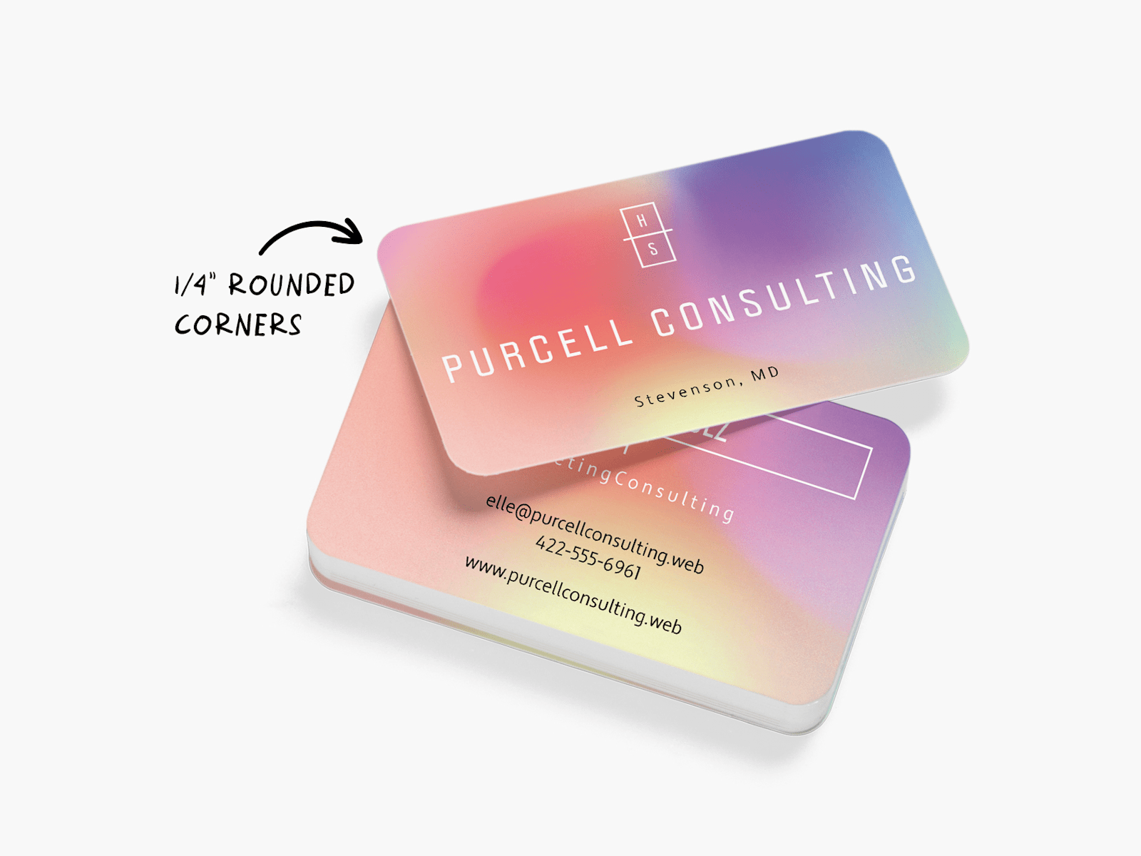 Rounded Corner Business Cards