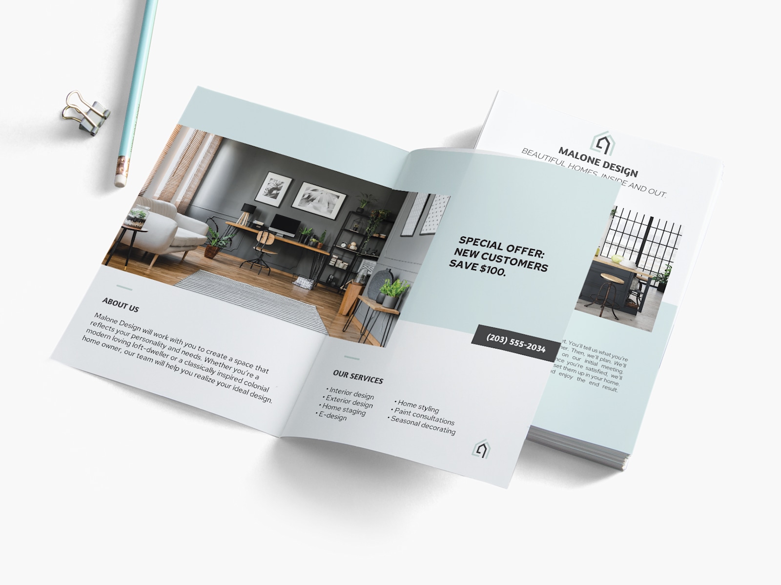 Printing Company Tri Fold Brochure Template