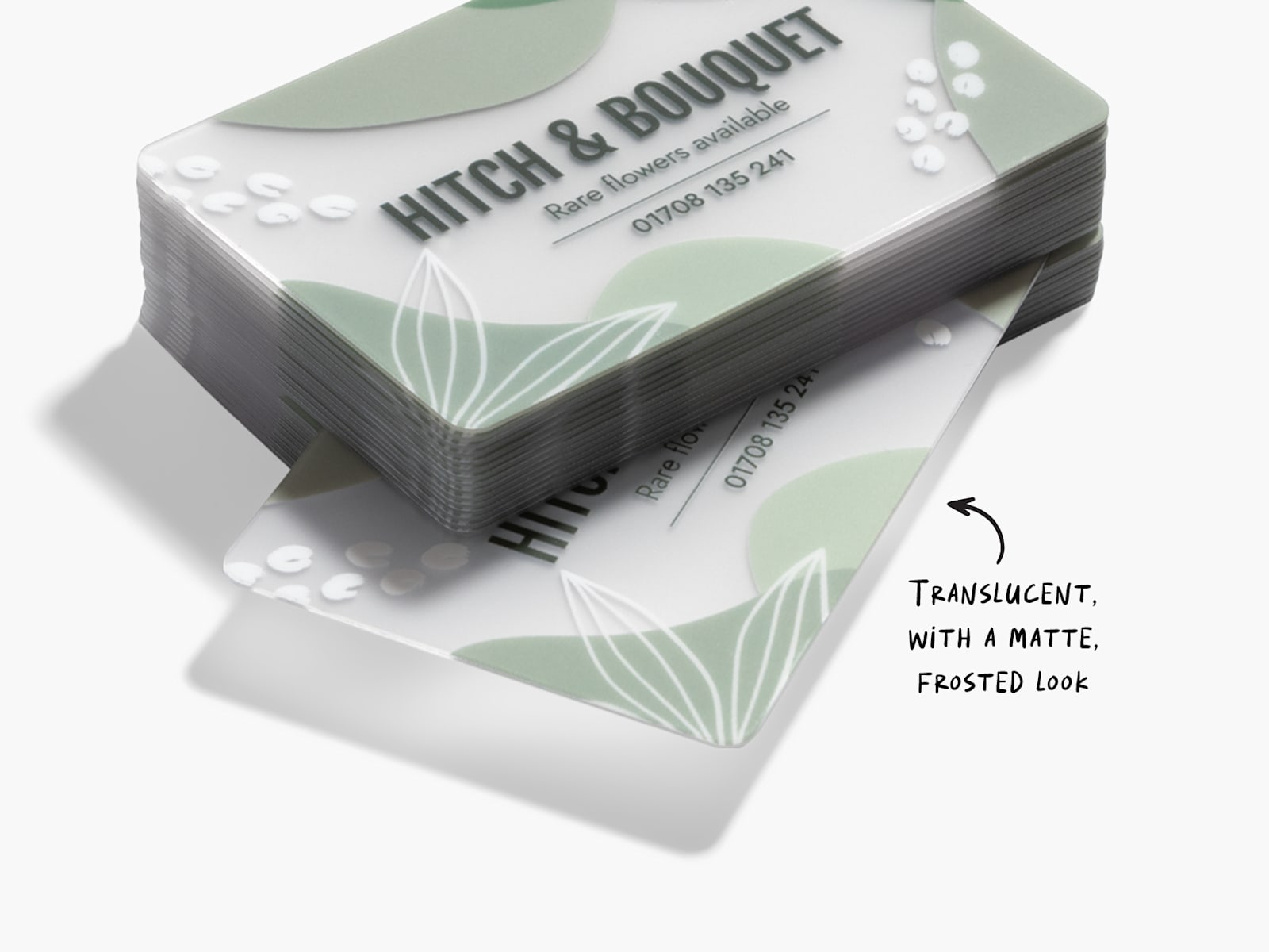 Frosted Business Cards 2