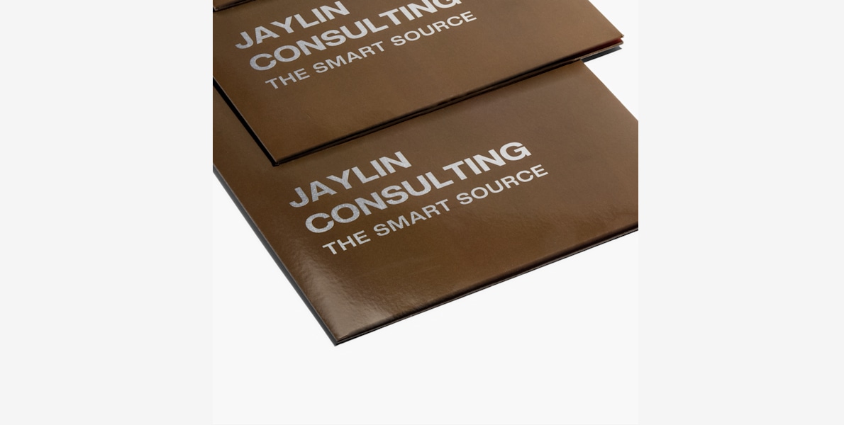 Custom Presentation Folders with Foil Accent VistaPrint