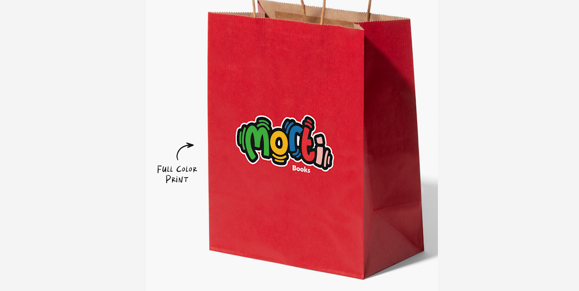 Colored Paper Bags with Handles VistaPrint