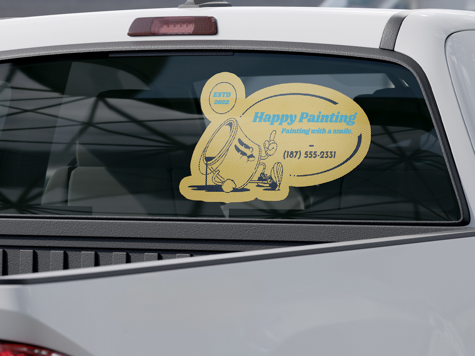 Custom dog car decals shop