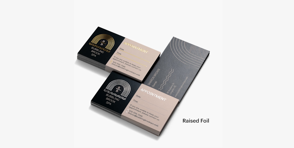 Appointment Cards Design & Printing VistaPrint