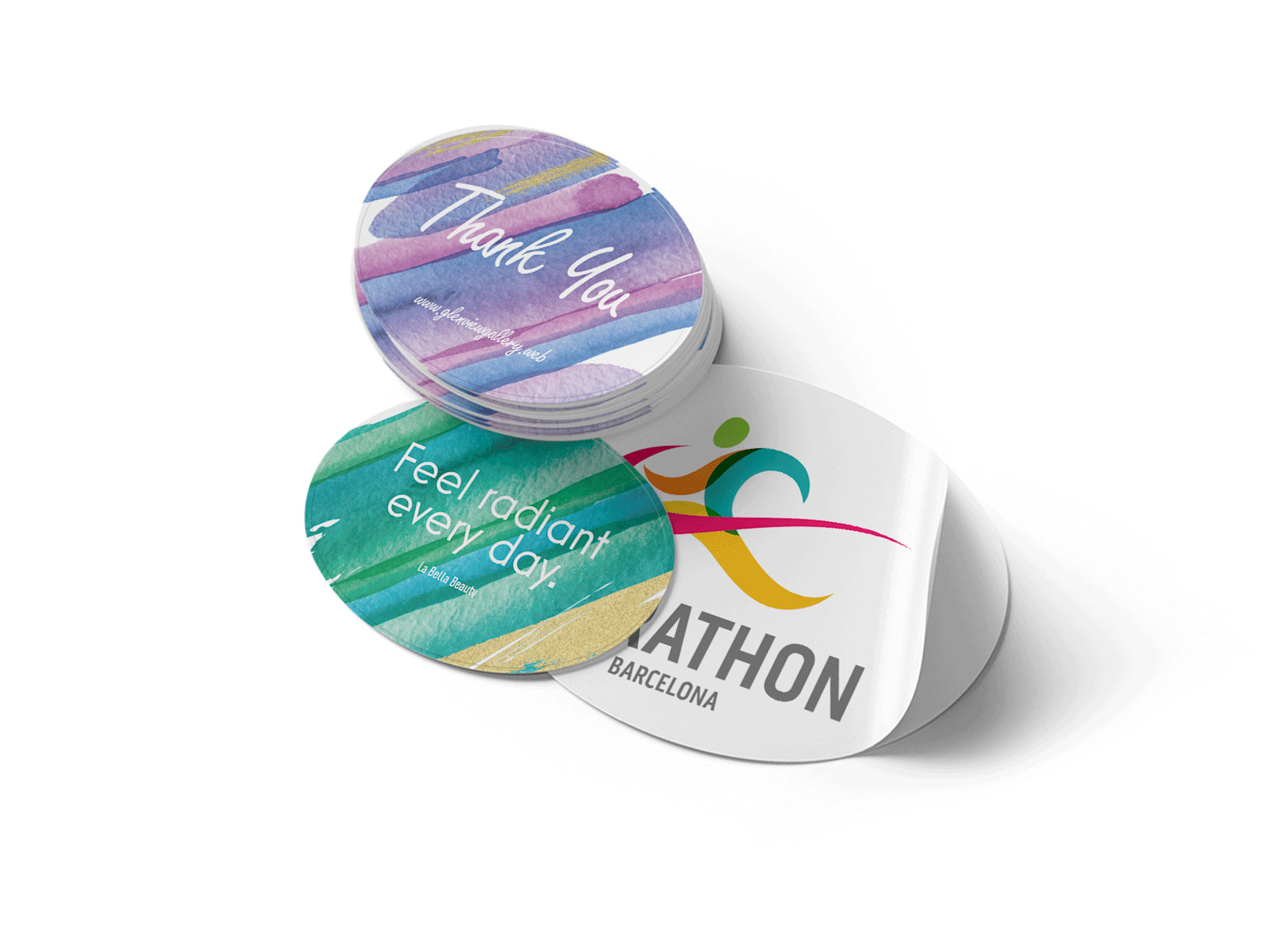 Oval Stickers 4