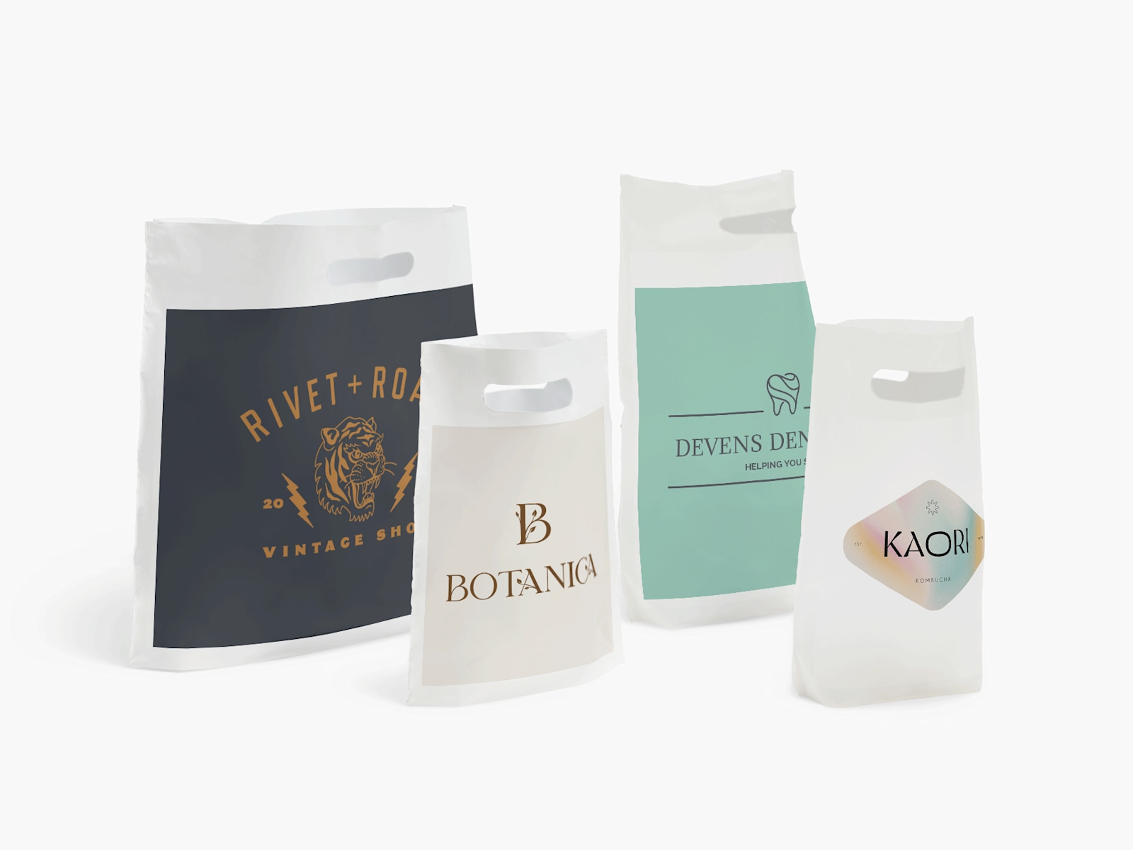 Compostable Die-Cut Handle Bags 2