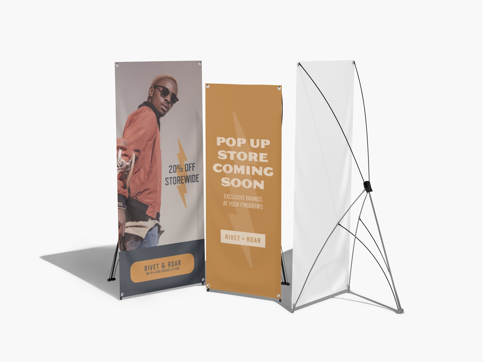 X Banner Stands Custom Printing Design VistaPrint