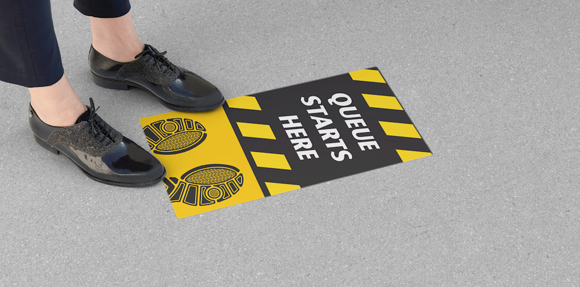 Carpet Vinyl - Floor Signs - Print Floor Stickers