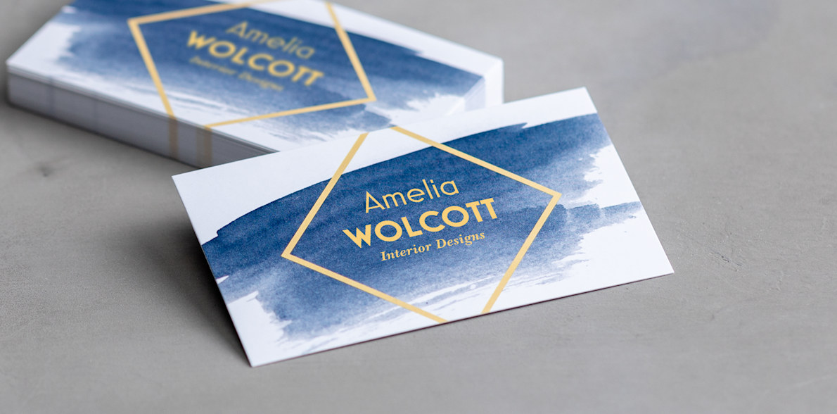 Embossed Foil Postcards