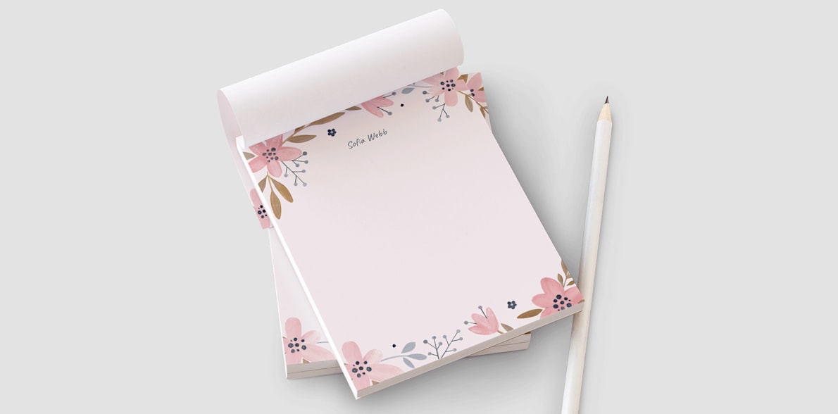 Notepad printing hot sale