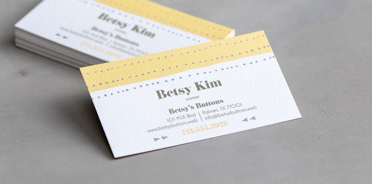 Natural Textured Business Cards 3