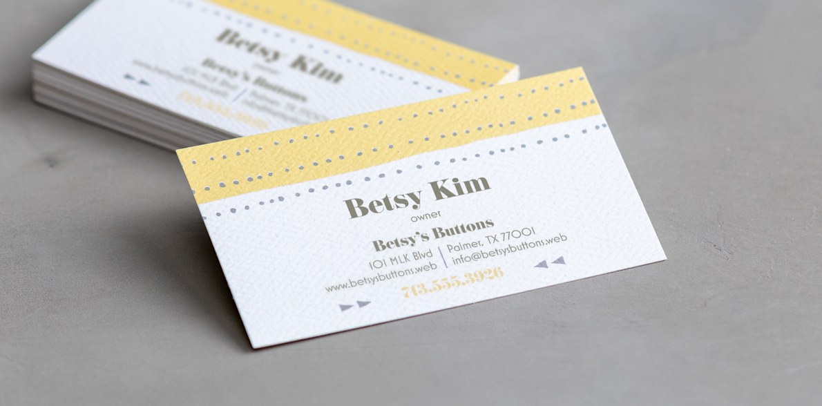 Vistaprint cards best sale