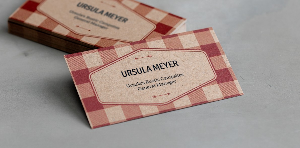 Brown Kraft Business Cards