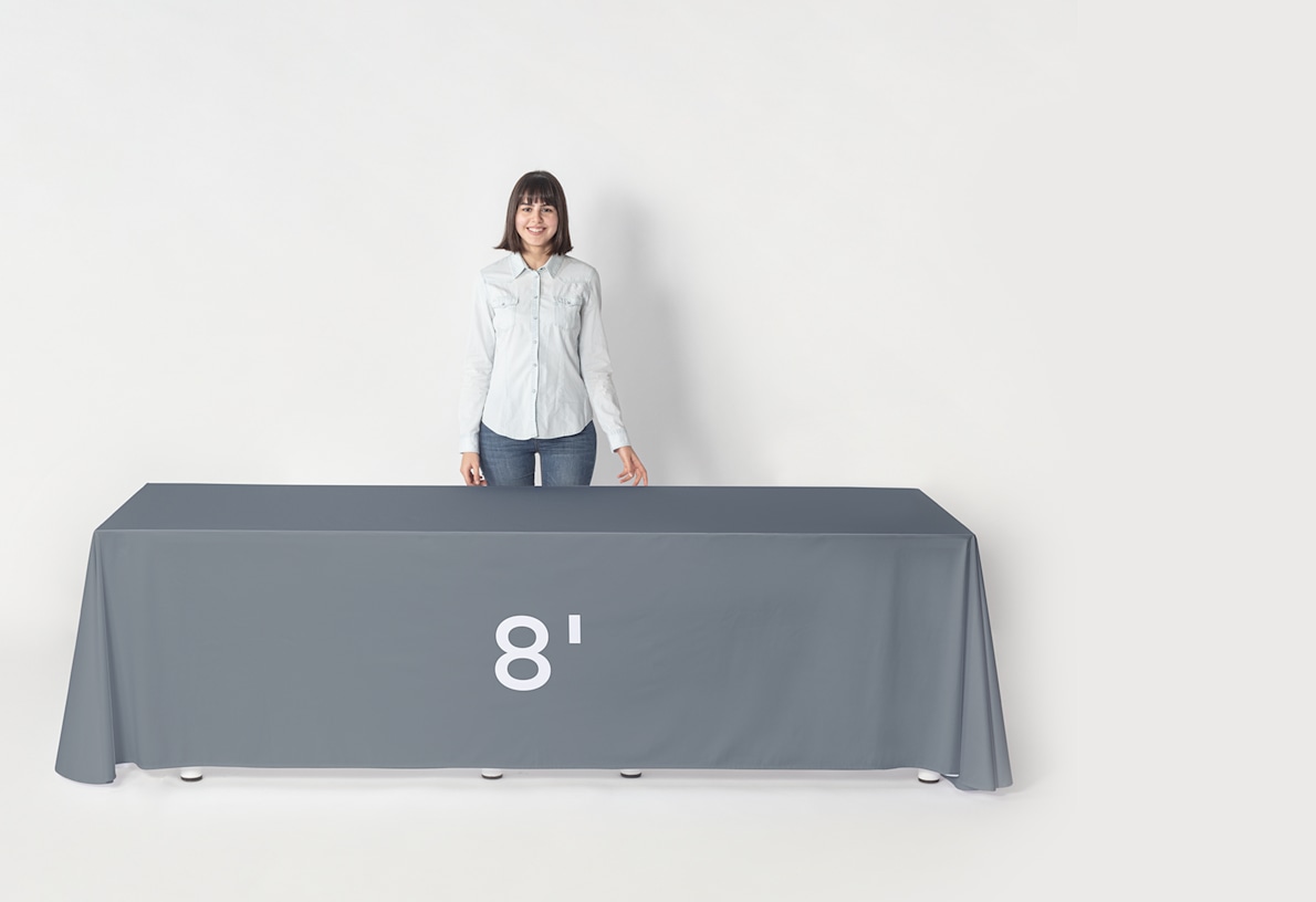 8 ft length custom tablecloths