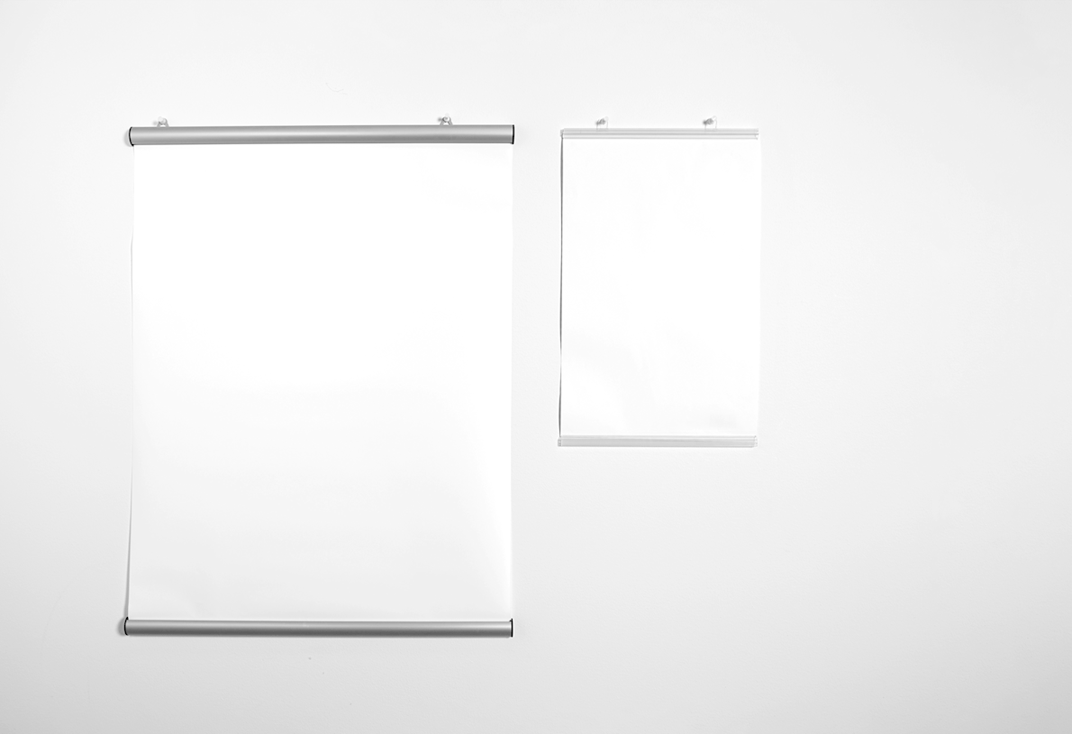 Poster hangers top