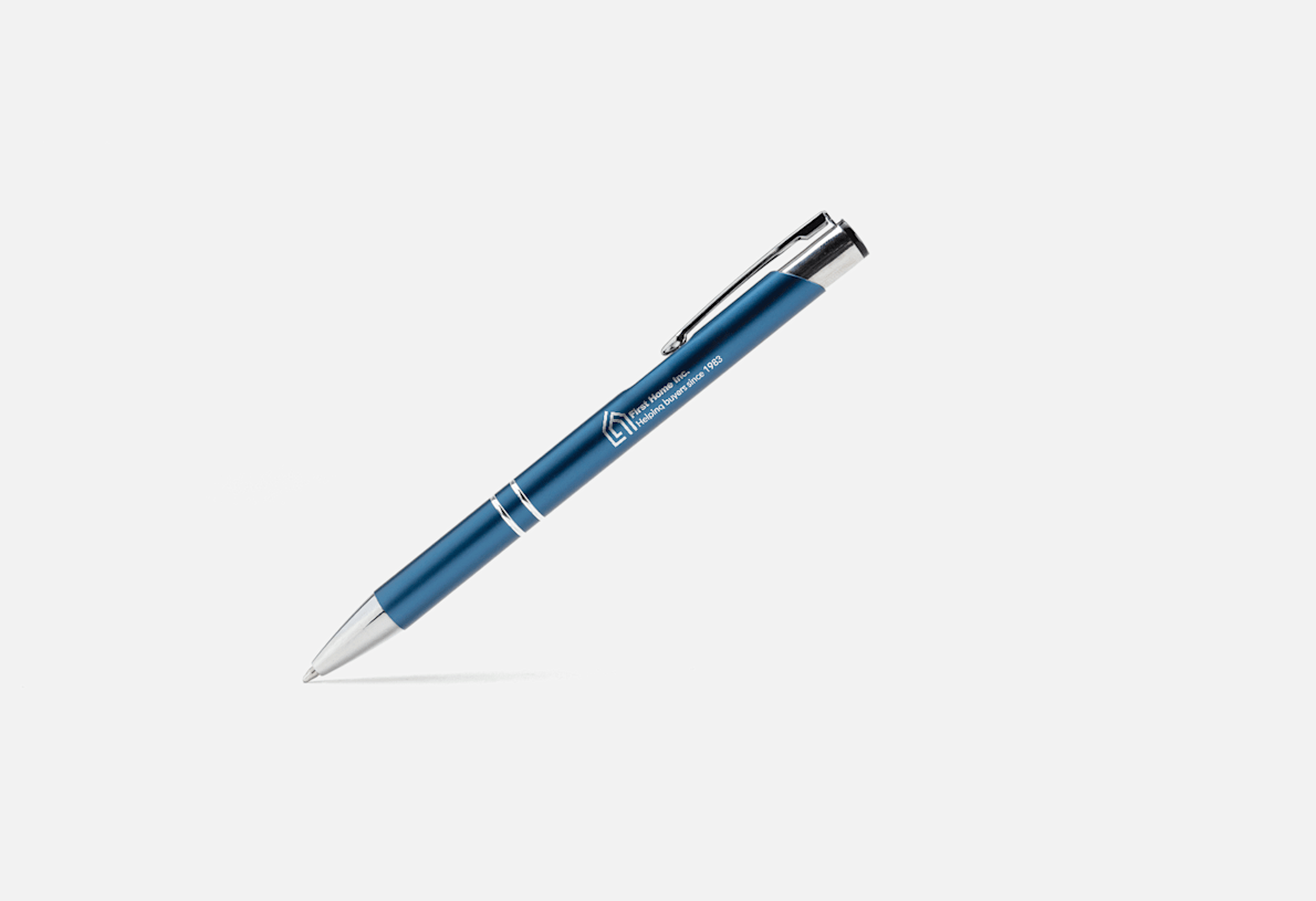 Metal Engraved Ballpoint Pen – Black Ink 2