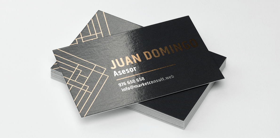 Glossy business cards