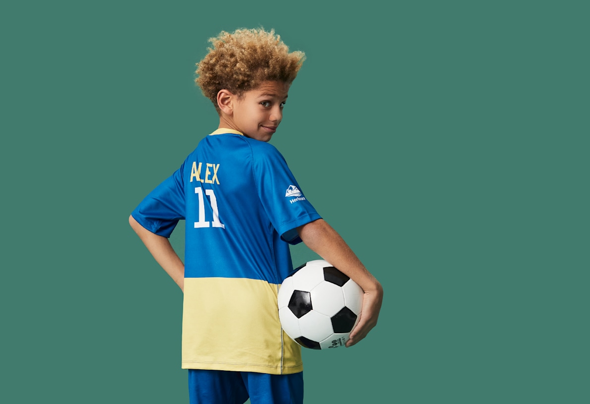 Camisa de Futbol niños Personalizada camiseta de fútbol Chicos