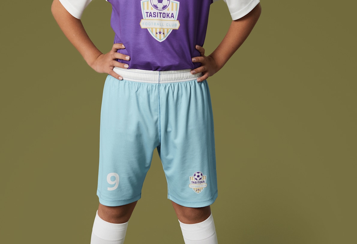 Pantalones cortos de futbol personalizados para nino VistaPrint