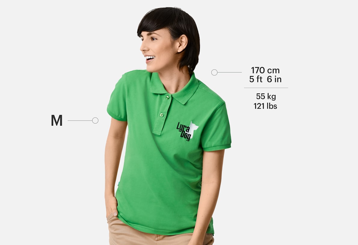 Polo para mujer de algodón piqué CottoVer® 5