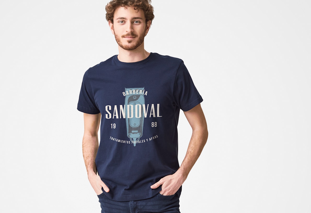 Camisetas para hombre CottoVer personalizadas VistaPrint