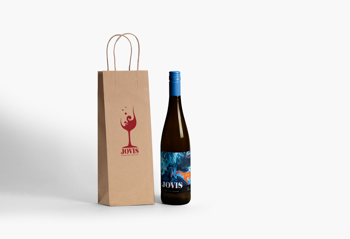 Bolsas para botellas de vino personalizadas, Bolsas de regalo para
