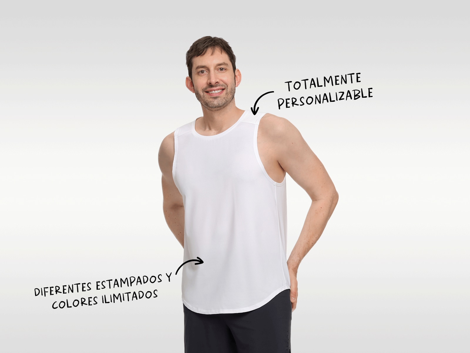 Disena camisetas sin mangas deportivas personalizadas VistaPrint