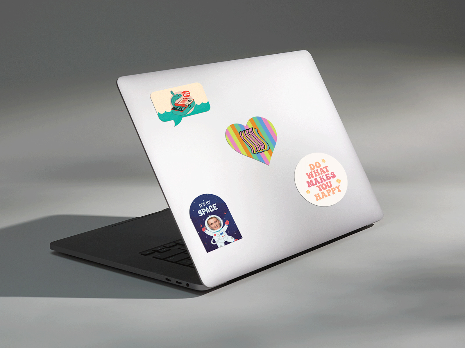 Pegatinas para portátil: Diseños originales y plantillas personalizables