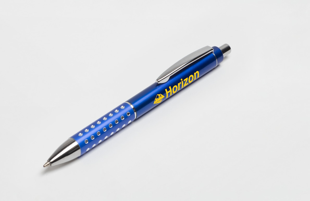 Bolígrafo con clip de aluminio Bullet™ 1