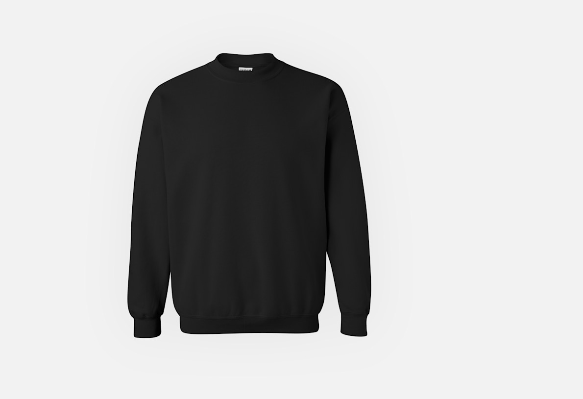 Sudadera negra gildan hotsell