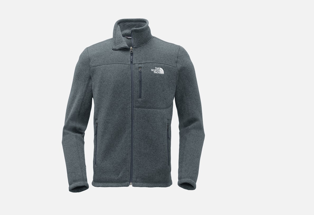 Chaqueta de tela polar personalizada Chaqueta de tela polar The North Face para hombre Vistaprint