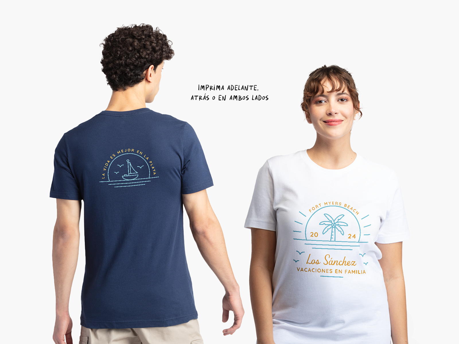 Camisetas para eventos personalizables VistaPrint