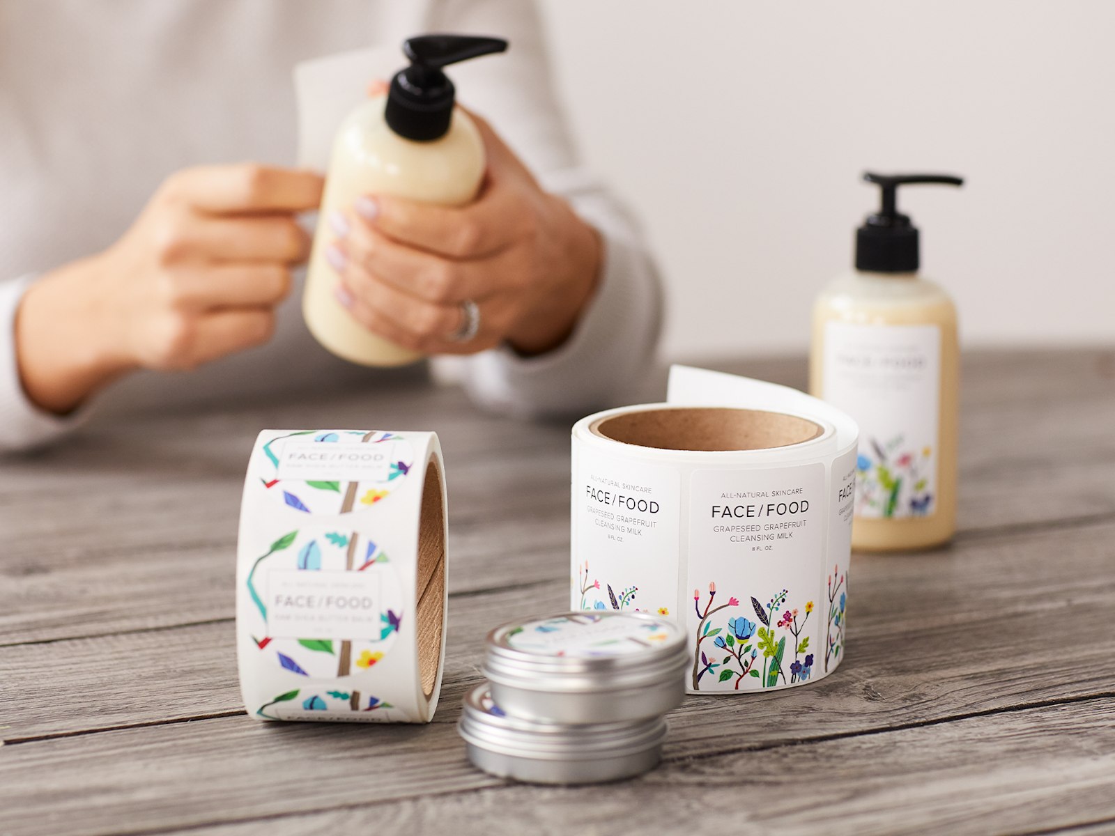 Etiquetas para cosméticos personalizadas, Impresión de etiquetas para