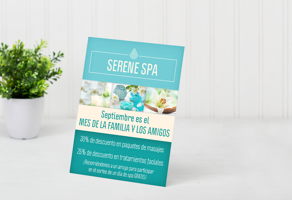 Carteles de mesa, lonas retráctiles de mesa | VistaPrint