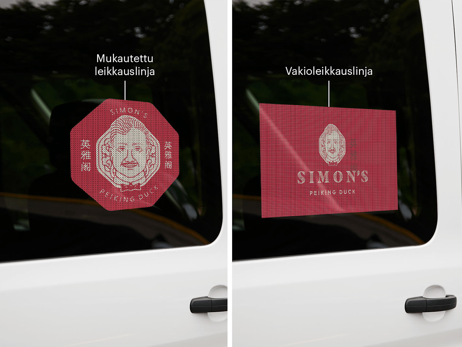 Rei'itetyt ikkunatarrat autoihin 4
