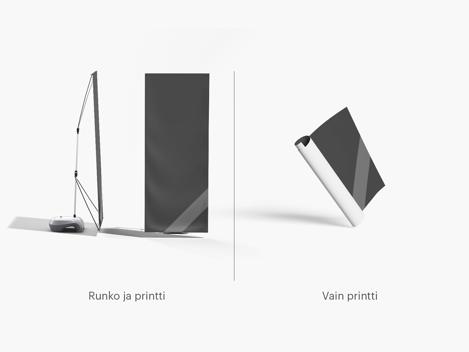 X-bannerit ulos 9