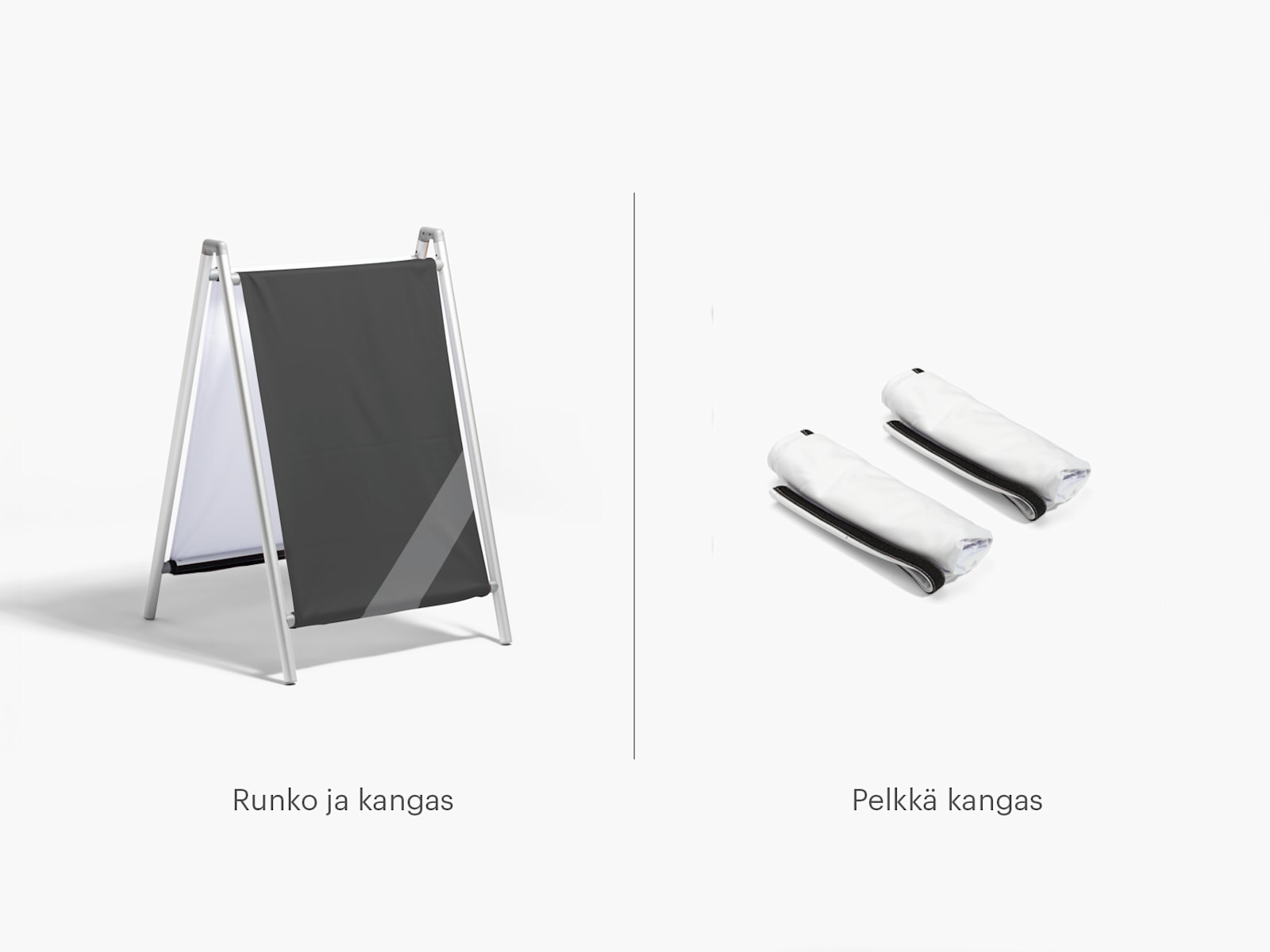 A-kyltti kankaasta sisäkäyttöön 7