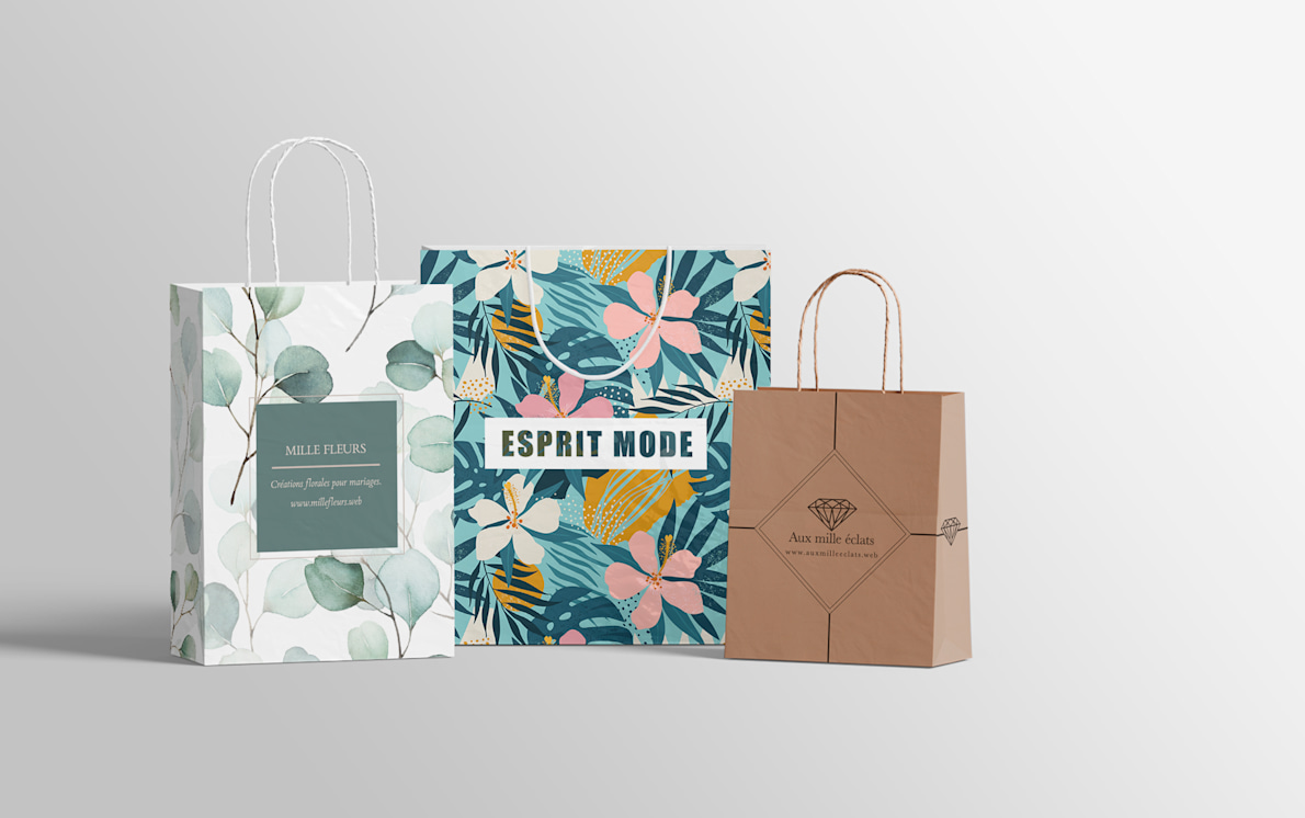 Vistaprint sac papier shop