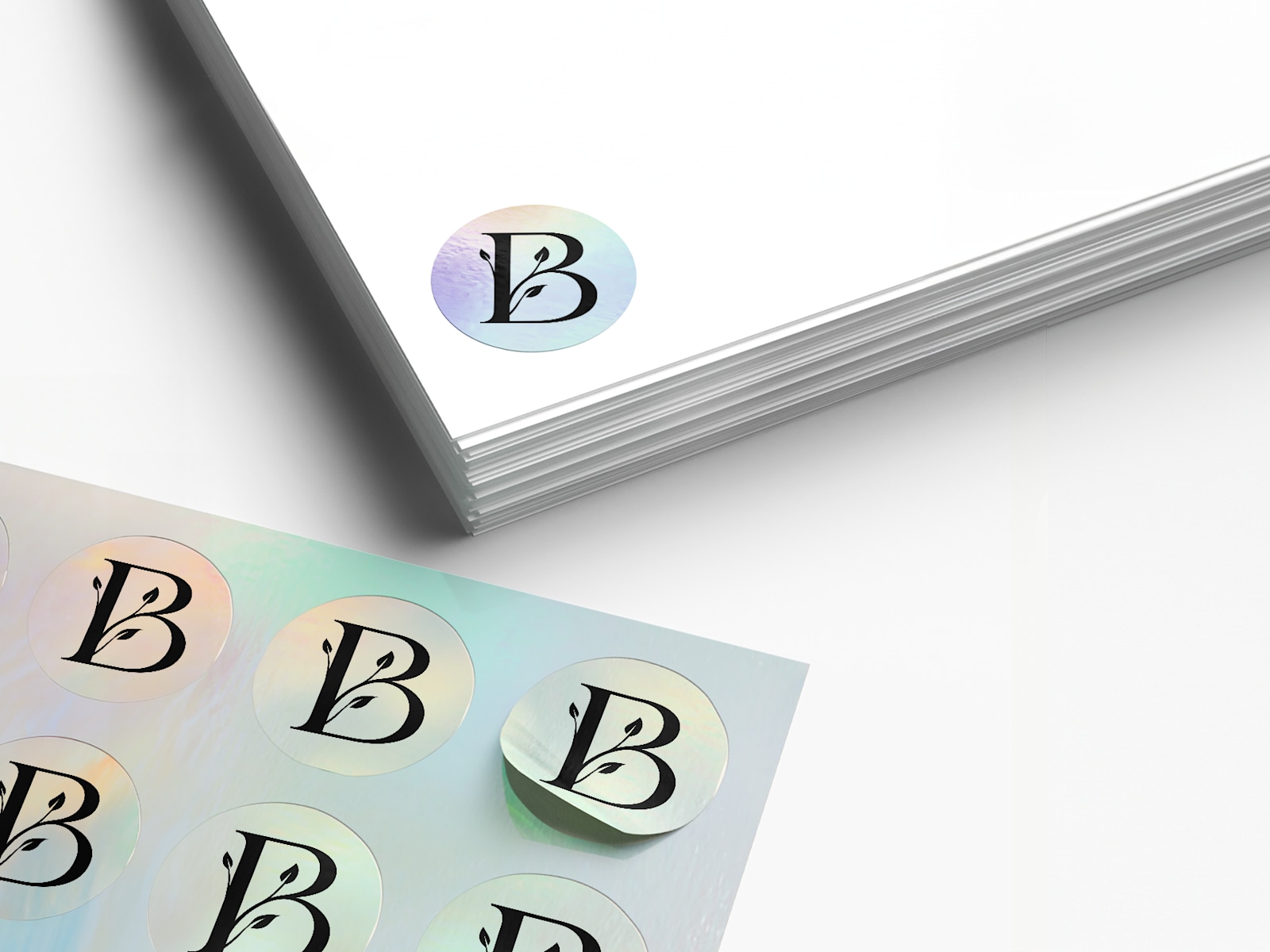 Feuilles de stickers holographiques 3