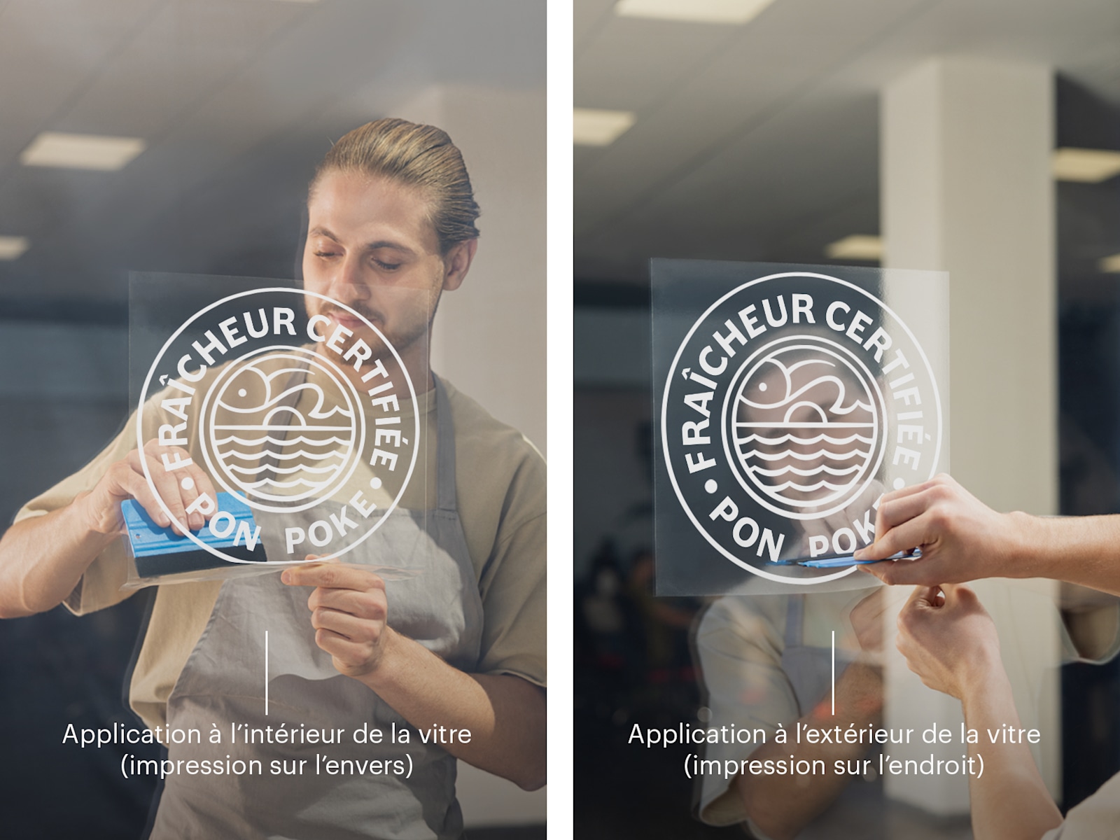 Autocollants pour vitrine 2