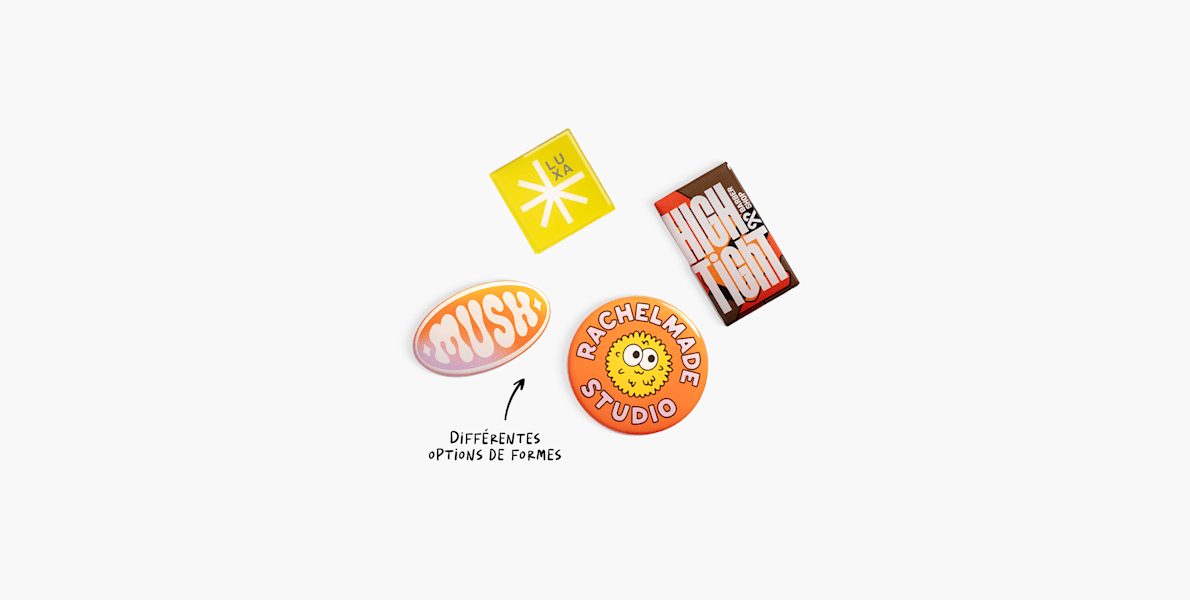 Impression de stickers doming 3D personnalisés