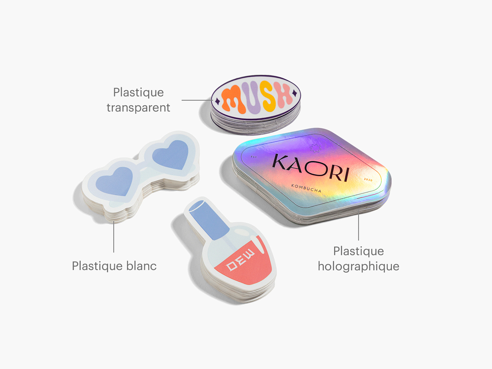 Stickers découpés à la forme 5