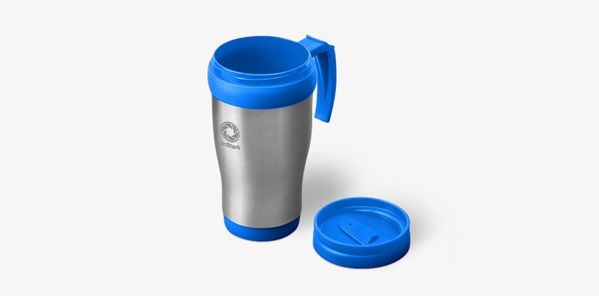 7€39 sur Tasse à café Mug isotherme en acier inoxydable Doré - Tasse et Mugs  - Achat & prix
